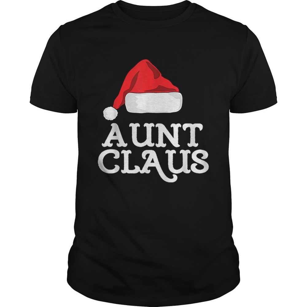 Aunt Claus Christmas Family Group Matching Pajama Shirt